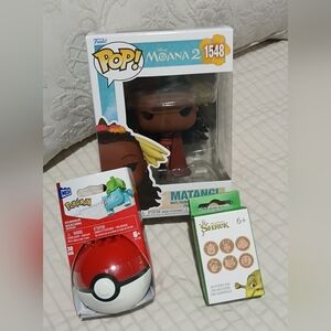 BUNDLE AS SHOWN MOANA MUTANGI FUNKO POP POKEMON BLIND BOX SHREK BLIND BOX
